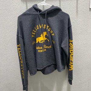Wrangler Yellowstone Crop Hoodie